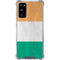 Ivory Coast Flag Distressed Galaxy S20 FE Clear Case